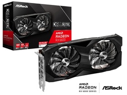 [dim-RX6600 CLD 8GO] Tarjeta                                           De Video Asrock AMD Radeon Rx 6600 Challenger D OC 8gb Gddr6 Rx6600xt Cld 8go (incluye Earbuds Edifier X2 Wireless )