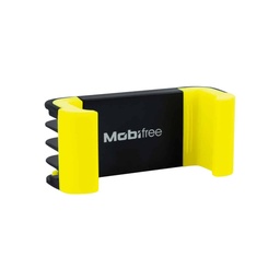[ACCACT3760] Soporte                                                                                                                                                                                                                                                                                                                                                                                                                                                 Para Celular Mobifree Holder Mount Para Ventila - Negro Y Amarillo, Universal, De Plástico