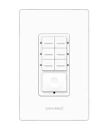 [ACCORB070] Botonera                                                                                                                                                                                                                                                                                                                                                                                                                                        De 7 Escenas Inteligente Orvibo T10s7zw-1uo - Color Blanco, Inalámbrico Y Alámbrico, Wi-fi, 2400 Mhz, 120 - 270