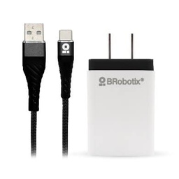 [ACCRBT5910] Cargador                                                                                                                                                                                                                                                                                                                                                                                                                                  Brobotix Usb C/cable Tipo C Carga RÁpida 963325 - Negro, Pared, 5 V, 1
