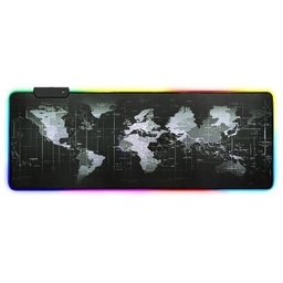 [ACCRBT6340] Mousepad                                                                                                                                                                                                                                                                                                                                                                                                                             Gamer - Planisferio, Iluminado (651329)