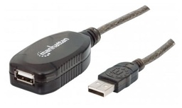[CABITL2330] Cable                                                                                                                                                                                                                                                             Usb - Extension Manhattan - 10 M, Usb A, Usb A, Macho/hembra, Negro
