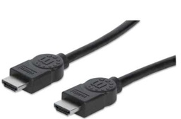 [CABITL2220] Cable                                                                                                                                                                                                                                                                    Hdmi Alta Velocidad Con Ethernet 4k@30hz Manhattan 323246 - 10 M, Macho, Negro