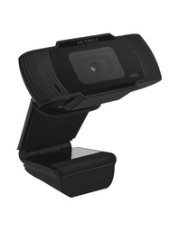 [CAMACT470] Webcam                                                                                                                                                                                                                                                                  Acteck Usb 2.0-jack 3.5 Mm Windows-mac Os-linux Hd 720p Gc154 Micrófono Externo Negra Haptos Cw210 -