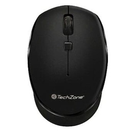 [MOUTCH670] Mouse                                                                                                                                                             Basico Inalambrico Techzone - Hasta 1600 Dpi´s, 3 Botones, Textura En Rubber Color Negro, 1 Año De Garantía.