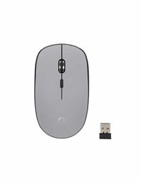 [MOUTCH830] Mouse                                                                                                                                                          Inalambrico Techzone De 1200 Dpis - Alcance Hasta 15 Metros, 4 Botones, Texturizado Rubber, Color Gris, 1 Año De Garantía.