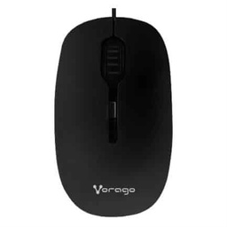 [MOUVGO480] Mouse                                                                                                                                                                Alámbrico Vorago Mo-100 - Negro, Alámbrico, Óptico, 1200 Dpi