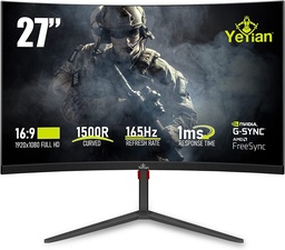 [MONYEY090] Monitor                                                                                                                                    Gaming  Yeyian Ymc-70102 - 27 Pulgadas, 1920 X 1080 Pixeles, 1 Ms