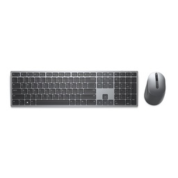 [KITDLL1260] Dell                                                                                                                                                      Kit Teclado Y Mouse Premier  Km7321w Ingles 580-ajix. Color Gris Titán - Usb Inalámbrico Bluetooth/rf Mouse - Óptico - 4000 Dpi - 7 Botón - Rueda De D -