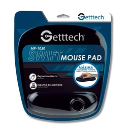 [GTS-28001N] Mousepad                                                                                                                                                                                                                                                                                                                                                                                                                                                                                                                            Getttech Gts-28001n Swift Reposa MuÑ Memory Foam, Ergonom Neg