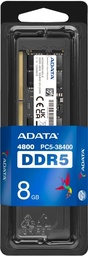 [MEMDAT6530] Memoria   Ram Adata Ad5s48008g-s - 8 Gb, Ddr5, 4800mhz, So-dimm