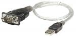 [ACCITL080] Convertidor                                                                                                                                                                                                                                                                                                                                                                                                                                                                            De Usb A Serial Manhattan - Rs-232, Usb A, Macho/macho, Gris, 0, 45 M