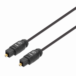 [CABITL4890] Cable                                                                                                                                                                                                                                                                                                De Audio Digital Optico Toslink Manhattan 356084 - 3 M, Macho / Macho, Negro