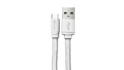 [CABVGO720] Cable                                                                                                                                                                                                                                                                                         Usb Tipo C Vorago 1 Mt Carga Rapida - Usb, Usb C, Macho/macho, 1 M, Color Blanco
