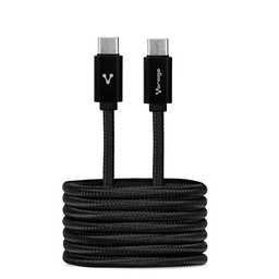 [CABVGO810] Cable                                                                                                                                                                                                                                                                                         Vorago Cab-124-bk - Usb C, Usb C, Macho/macho, 1 M, Negro
