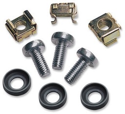 [GABITL580] 711081                                                                                                                                                                             Juego De Tornillos - Tuercas Enjauladas Y Arandelas Plásticas (juego De 50).