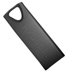 [MEMHYU050] Memoria                                                                                                                                                                                                           Usb Hyundai U2bk/16gab - Negro, 16 Gb, Usb 2.0