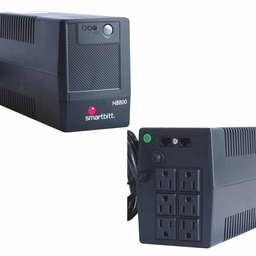 [NBKBIT200] No-break                                                                                                              Smartbitt Sbnb800 - 800 Va, 400 W, Negro