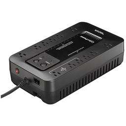 [NBKCYP750] No-break                                                                                       Cyberpower Ec750g - 750 Va, 450 W, 8 H, Negro, Hogar Y Oficina