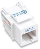 [RCKACC1510] 210591                                                                                                                                                                         Jack Rj45 Cat6 Keystone De Impacto Blanco. Para Uso Con Cable Sin Blindaje (utp) Cat6 - Compatible Con Herramientas De Ponchado 110 Y Krone
