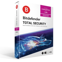 [SOFBIT1400] Antivirus                                                                                                                                           Bitdefender Tmbd-409 - 3 Licencias, 1 Año(s)