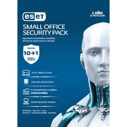 [SOFEST2100] Antivirus                                                                                                                                           Eset Small Office Security Pack - Base, 10 Licencias, 1 Año(s), Español, Caja