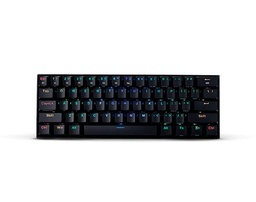 [TECRDG230] Teclado                                                                                                                                                                   Mecánico Redragon Draconic - Inglés, Negro, Rgb