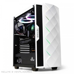 [YGA-49702-ED] Gabinete  Yeyian Yga-49702 Abyss 2500 Atx Rgb Lat Cris 3vent Argb Usb3.0 B (ed)