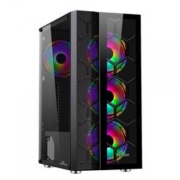 [GABYEY240] Gabinete                                                                                                                                                                                                                                       Gaming Yeyian Case Rapture Series 2500 - Midi-tower, Gabinete, Atx, Micro-atx, Negro