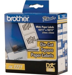 [DK1221] Rollo  De 1,000 Etiquetas Brother Precortadas 23mmx23.1mm (dk1221)
