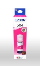 [T504320-AL] Botella  Epson Ecotank T504 Magenta Serie L 70ml Dye (t504320-al)