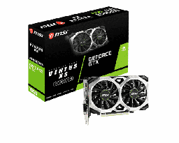 [Dim-1650-ventus] Tarjeta           De Video MSI Nvidia Geforce GTX 1650 Ventus Xs OC 4gb GDDR6 D6