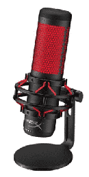 [Dim-30309] MICROFONO PARA STREAMING DE CONDENSADOR HYPERX QUADCAST HX-MICQC-BK