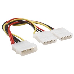 [766623301503-M] Cable  De Alimentacion Manhattan En Y 1 Molex M A 2 Molex H 20cm 301503