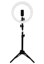 [Dim-30445] ARO DE LUZ GAME FACTOR LRG300, 30CM, STREAMING, CÁLIDO Y FRIO, USB CON TRIPIE PUE