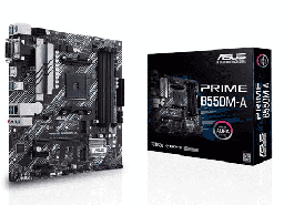 [Dim-30593] Tarjeta     Madre ASUS Prime B550m-a/csm 6 M.2 USB 3.2 Aura Sync Ryzen AM4 (max 1pz Por Cliente)