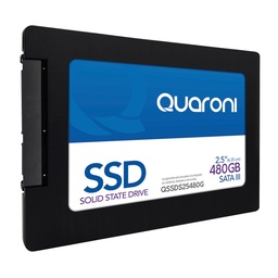 [QSSD480] Unidad De Estado Solido Ssd Quaroni 2.5 480gb Sata3 6gb/s 7mm Lect 530mb/s Escrit 470mb/s