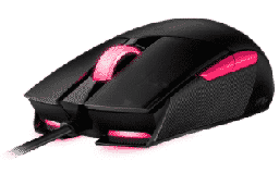 [Dim-30676] MOUSE ASUS P512 ROG STRIX IMPACT II EP, 1DPI-5PROG BUTTONS, 6200DPI AURASYNC ELECTROPUNK