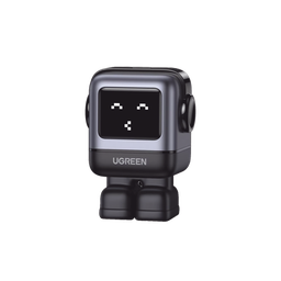[15550B] Cargador Mini Ganrobot 30w Serie Uno | 1 Usb-c De Carga Rápida | Tecnología Gan Ii | Multiprotocolo Pd/qc/scp/fca | Carga Inteligente | Pantalla Led | Zapato Magnético Extraíble | Thermal Guard | Color Negro.