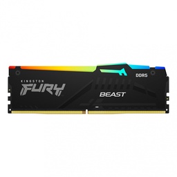 [p-KF556C40BWA-16] KINGSTON DDR5 16GB 5600MT/s FURY BEAST WHITE RGB XMP KF556C40BWA-16