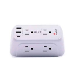 [7503034818878-S] Supresor De Picos Smarbitt 1480j, 6 Cont Toma Usb-a/usb-c (sbss-bw6-3u)
