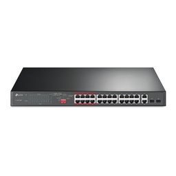 [TL-SL1226P] Tp-link Switch 24-prts 10/100mbps/2ptos Gb Poe+ No Admin/tl-sl1226