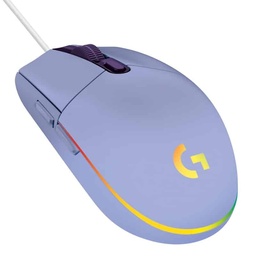 [097855157553-L] Mouse  Gamer Logitech G203 Lightsync Rgb 8,000dpi Usb Lila 910-005852