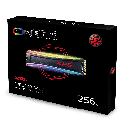 [Dim-30806] UNIDAD SSD M.2 ADATA XPG S40G RGB 2280 PCIe 256GB BOX (AS40G-256GT-C) PUE