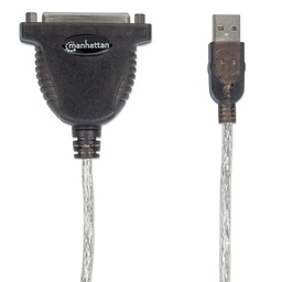 [766623336581-M] Convertidor                                                                                                                                                                   Manhattan Usb A Paralelo Db25 336581