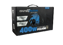 [dim-PSG400] FUENTE DE PODER GAME FACTOR 400WATTS 80 PLUS BRONZE PSG400