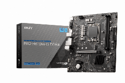 [824142278789-M] Tarjeta                                                                                                                                                                            Madre Msi Pro H610m-g Ddr4 M.2 Pcie 4.0 12th 1700 Matx Hdmi