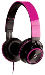 [GH-3100P] Diadema  Headset Getttech Gh-3100p Sonority 3.5mm/c Mic/rosa