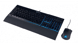 [DIM-HARPOON] KIT CORSAIR TECLADO K55 + MOUSE HARPOON RGB ESP. CH-9206115-SP EN ESPAÑOL