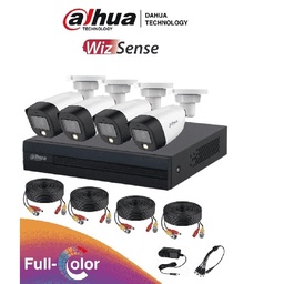 [6923172534866-D] Kit  Dahua 4 Canales F.c. 2 Mp(dh-kit/xvr1b04-i/4-hfw1209cn-led-0280b)